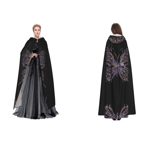 UENFFKDAP Umhang mit Kapuze für Damen, Herren und Erwachsene, mit Kapuze, für Halloween, Cosplay, Party, Kostüme UENFFKDAP Umhang mit Kapuze für Damen, Herren und Erwachsene, mit Kapuze, für Halloween, Cosplay, Party, Kostüme von UENFFKDAP