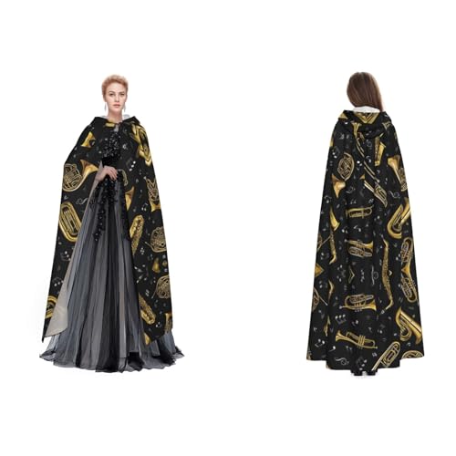 UENFFKDAP Umhang mit Kapuze für Damen, Herren und Erwachsene, mit Kapuze für Halloween, Cosplay, Party, Kostüme UENFFKDAP Umhang mit Kapuze für Damen, Herren und Erwachsene, mit Kapuze für Halloween, Cosplay, Party, Kostüme von UENFFKDAP