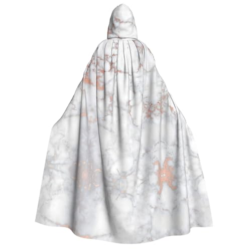 UENFFKDAP Umhang mit Kapuze für Erwachsene, weißer Marmor, Rotgold, Halloween-Umhang, Halloween-Kostüme, Party-Dekoration für Damen und Herren, weich und elastisch UENFFKDAP Umhang mit Kapuze für Erwachsene, weißer Marmor, Rotgold, Halloween-Umhang, Halloween-Kostüme, Party-Dekoration für Damen und Herren, weich und elastisch von UENFFKDAP