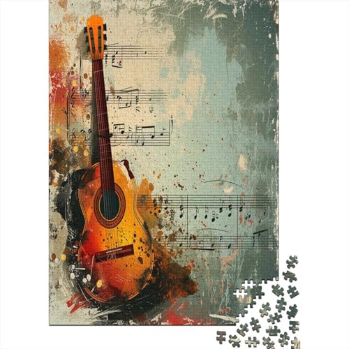 Gitarre Puzzle 1000 Teile Puzzle Für Erwachsene Und Kinder Ab 14 Jahren,Puzzlespiel Erwachsenen Puzzlespiel Puzzel 1000pcs (75x50cm) von UFAZEHDNS