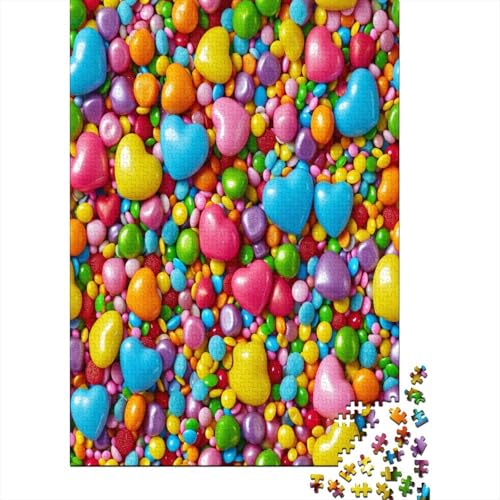 Süßigkeiten Puzzle 1000 Teile,Puzzle Für Erwachsene, Impossible Puzzle, Geschicklichkeitsspiel Für Die Ganze Familie,Puzzle Legespiel- Erwachsenenpuzzle Puzzel 1000pcs (75x50cm) von UFAZEHDNS