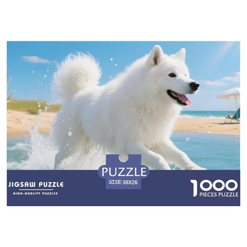 Amerikanischer Eskimo-Hund Puzzle 1000 Teile Für Erwachsene – Anspruchsvolles Haustierhund Motiv – Poster, Geschenkbox & Kreative Freizeitgestaltung 38x26cm/1000pcs Amerikanischer Eskimo-Hund Puzzle 1000 Teile Für Erwachsene – Anspruchsvolles Haustierhund Motiv – Poster, Geschenkbox & Kreative Freizeitgestaltung 38x26cm/1000pcs von UFVZBNFAN
