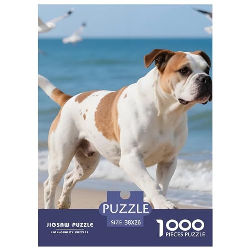 Amerikanischer Pitbull Terrier Puzzle 1000 Teile Haustierhund – Kreatives Puzzle Für Männer & Frauen, Familienspiel, Relaxing Brain Teaser Mit Poster Und Geschenkbox – 38x26cm/1000pcs Amerikanischer Pitbull Terrier Puzzle 1000 Teile Haustierhund – Kreatives Puzzle Für Männer & Frauen, Familienspiel, Relaxing Brain Teaser Mit Poster Und Geschenkbox – 38x26cm/1000pcs von UFVZBNFAN