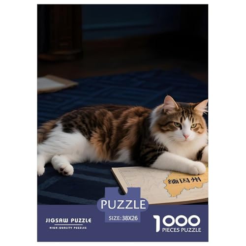 Anspruchsvolles Maine Coon Puzzle 1000 Teile – Kreatives Haustier Katze Jigsaw Für Familie – Premium Karton, Geschenkfertig & Entspannendes Spielerlebnis 38x26cm/1000pcs Anspruchsvolles Maine Coon Puzzle 1000 Teile – Kreatives Haustier Katze Jigsaw Für Familie – Premium Karton, Geschenkfertig & Entspannendes Spielerlebnis 38x26cm/1000pcs von UFVZBNFAN