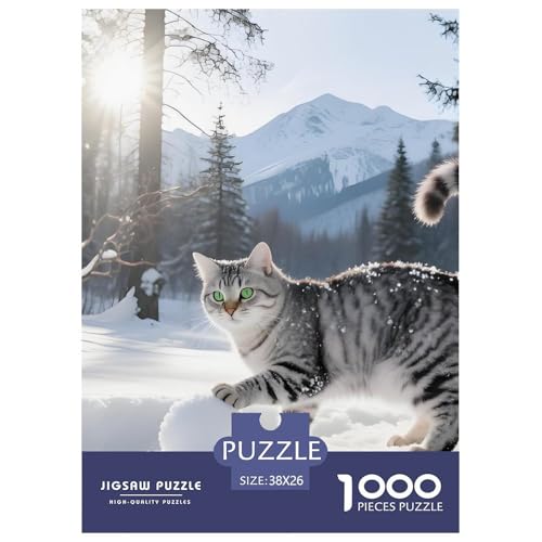 Anspruchsvolles Siberian Cat Puzzle 1000 Teile – Kreatives Haustier Katze Jigsaw Für Familie & Freunde – Premium Board, Poster & Dekorative Geschenkverpackung 38x26cm/1000pcs Anspruchsvolles Siberian Cat Puzzle 1000 Teile – Kreatives Haustier Katze Jigsaw Für Familie & Freunde – Premium Board, Poster & Dekorative Geschenkverpackung 38x26cm/1000pcs von UFVZBNFAN