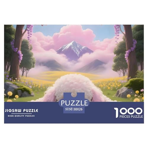 Bichon Frisé Puzzle 1000 Teile – Kreatives Haustierhund Motiv – Anspruchsvoll & Entspannend, Inklusive Geschenkbox 38x26cm/1000pcs Bichon Frisé Puzzle 1000 Teile – Kreatives Haustierhund Motiv – Anspruchsvoll & Entspannend, Inklusive Geschenkbox 38x26cm/1000pcs von UFVZBNFAN