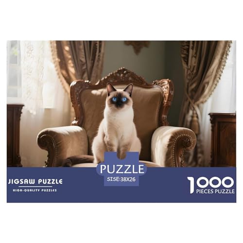 Birmakatze Puzzle 1000 Teile – Premium Motiv – Anspruchsvoll, Entspannend & Dekorativ – Mit Poster, Starker Box & Nachhaltigen Materialien 38x26cm/1000pcs Birmakatze Puzzle 1000 Teile – Premium Motiv – Anspruchsvoll, Entspannend & Dekorativ – Mit Poster, Starker Box & Nachhaltigen Materialien 38x26cm/1000pcs von UFVZBNFAN