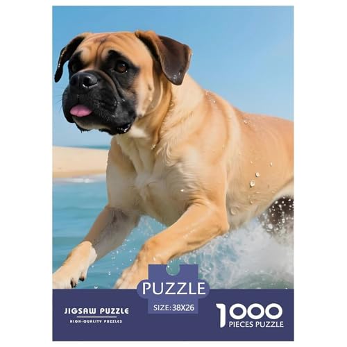 Boxer Puzzle 1000 Teile Für Erwachsene & Jugendliche – Anspruchsvolles Haustierhund Jigsaw Mit Robusten, Passgenauen Teilen – Geschenkbox Inklusive 38x26cm/1000pcs von UFVZBNFAN