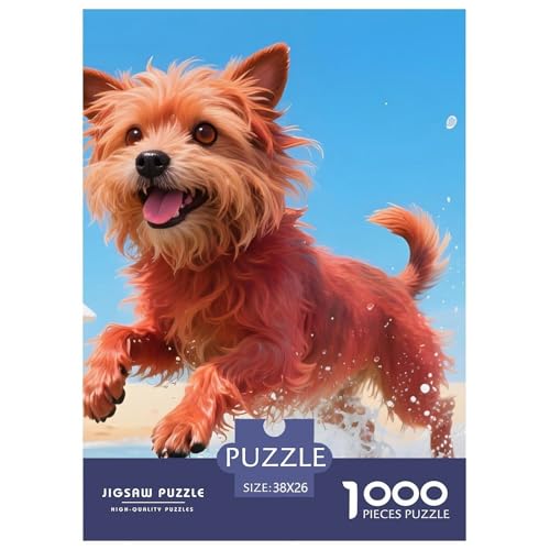 Brüsseler Griffon Puzzle 1000 Teile Haustierhund – Freizeitspaß Für Jugendliche & Erwachsene, Feste Verzahnung, Minimaler Abrieb, Heimdeko Poster & Geschenkbox 38x26cm/1000pcs von UFVZBNFAN
