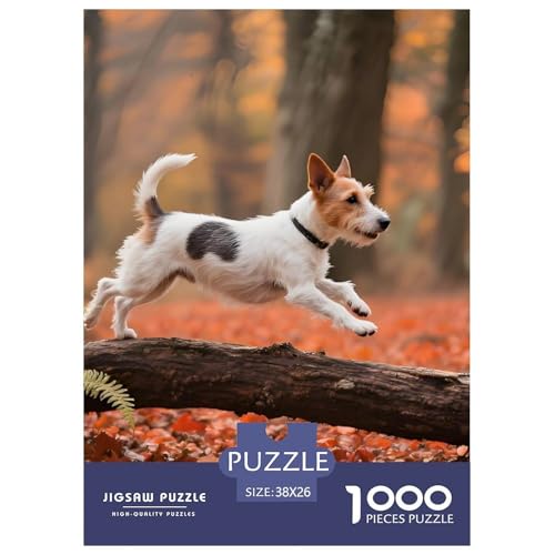 Cairn Terrier Puzzle 1000 Teile – Kreatives Haustierhund Motiv – Anspruchsvoll & Entspannend, Inklusive Geschenkbox 38x26cm/1000pcs von UFVZBNFAN