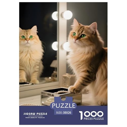 Chinchilla Katze Puzzle 1000 Teile Haustier Katze – Premium Karton Mit Starken Interlocking Pieces, Geschenkbox & Poster, Entspannendes Erwachsenenpuzzle Für Familie – 38x26cm/1000pcs Chinchilla Katze Puzzle 1000 Teile Haustier Katze – Premium Karton Mit Starken Interlocking Pieces, Geschenkbox & Poster, Entspannendes Erwachsenenpuzzle Für Familie – 38x26cm/1000pcs von UFVZBNFAN