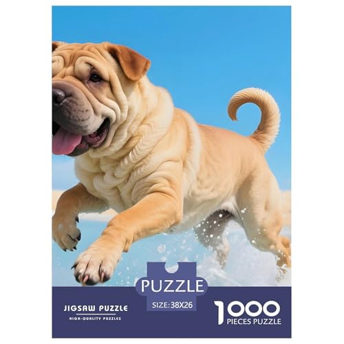 Chinesischer Shar Pei Puzzle 1000 Teile Haustierhund – Lernspiel Für Jugendliche Ab 14, Ruhige Freizeit, Präziser Kantenfit, Heimdeko Poster, Geschenkbereit 38x26cm/1000pcs Chinesischer Shar Pei Puzzle 1000 Teile Haustierhund – Lernspiel Für Jugendliche Ab 14, Ruhige Freizeit, Präziser Kantenfit, Heimdeko Poster, Geschenkbereit 38x26cm/1000pcs von UFVZBNFAN