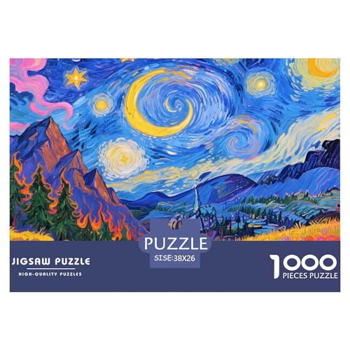 Fantasy-Weltraum Puzzle 1000 Teile – Anspruchsvolles Wunderbarer Himmel Motiv – Premium Qualität, Heimdeko & Meditative Entspannung 38x26cm/1000pcs von UFVZBNFAN