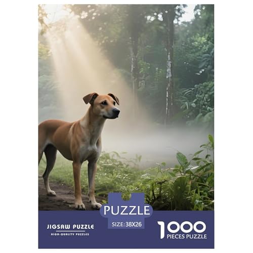 Fila Brasileiro Puzzle 1000 Teile Für Erwachsene – Anspruchsvolles Haustierhund Motiv – Poster, Geschenkbox & Kreative Freizeitgestaltung 38x26cm/1000pcs von UFVZBNFAN
