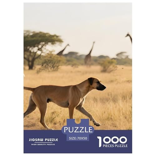 Fila Brasileiro Puzzle 1000 Teile Für Erwachsene & Jugendliche – Anspruchsvolles Haustierhund Jigsaw Mit Robusten, Passgenauen Teilen – Geschenkbox Inklusive 70x50cm/1000pcs von UFVZBNFAN