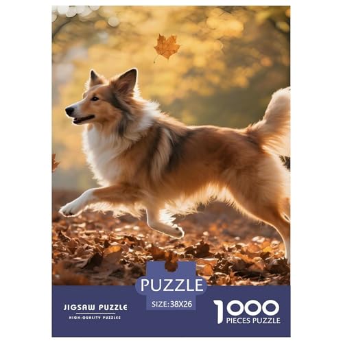 Finnischer Lapphund Puzzle 1000 Teile – Anspruchsvolles Haustierhund Motiv – Premium Karton, Klares Druckbild, Poster & Geschenkbox – Perfekt Für Heimdeko 38x26cm/1000pcs von UFVZBNFAN