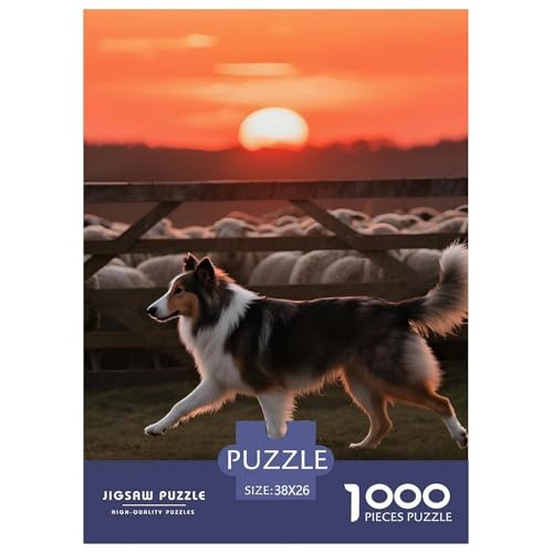 Hochwertiges Finnischer Lapphund Puzzle 1000 Teile Für Erwachsene – Anspruchsvolles Haustierhund Jigsaw – Präzise Teile, Dekorative Geschenkverpackung & Familienzeit 38x26cm/1000pcs von UFVZBNFAN