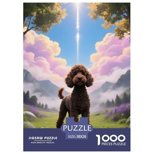 Inspirierendes Pudel Puzzle 1000 Teile – Anspruchsvolles Haustierhund Jigsaw – Premium Karton, Geschenkidee & Poster 38x26cm/1000pcs Inspirierendes Pudel Puzzle 1000 Teile – Anspruchsvolles Haustierhund Jigsaw – Premium Karton, Geschenkidee & Poster 38x26cm/1000pcs von UFVZBNFAN