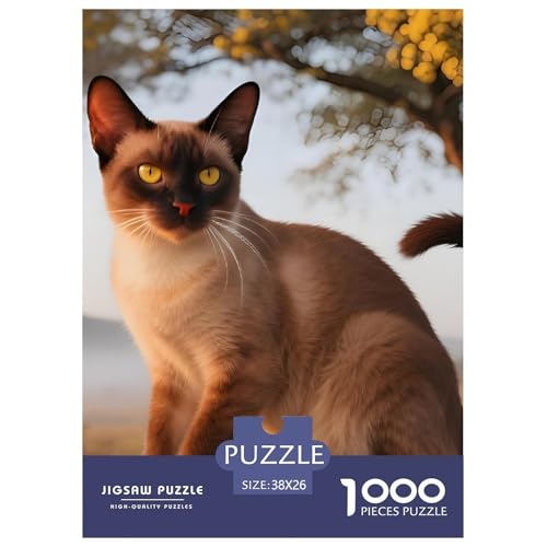 Inspirierendes Somali Cat Puzzle 1000 Teile – Anspruchsvolles Haustier Katze Jigsaw – Premium Karton, Geschenkidee & Poster 38x26cm/1000pcs Inspirierendes Somali Cat Puzzle 1000 Teile – Anspruchsvolles Haustier Katze Jigsaw – Premium Karton, Geschenkidee & Poster 38x26cm/1000pcs von UFVZBNFAN