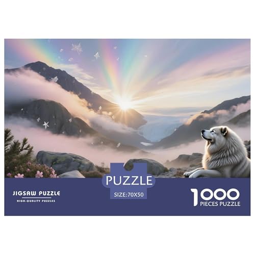 Kaukasischer Schäferhund Puzzle 1000 Teile – Anspruchsvolles Haustierhund Motiv – 1000 Teile Für Erwachsene & Kinder Ab 12 – Poster & Hochwertige Geschenkverpackung 70x50cm/1000pcs von UFVZBNFAN