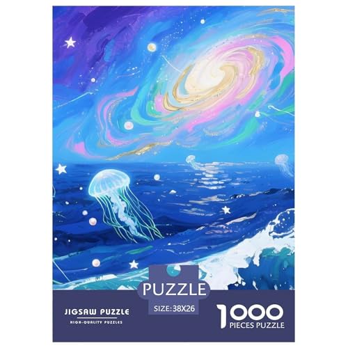 Kreatives Fantasy-Galaxie Puzzle 1000 Teile Für Erwachsene – Premium Jellyfish Teile Aus Recyclingkarton – Schwieriges Denkspiel, Geschenkidee & Reisenutzung 38x26cm/1000pcs Kreatives Fantasy-Galaxie Puzzle 1000 Teile Für Erwachsene – Premium Jellyfish Teile Aus Recyclingkarton – Schwieriges Denkspiel, Geschenkidee & Reisenutzung 38x26cm/1000pcs von UFVZBNFAN
