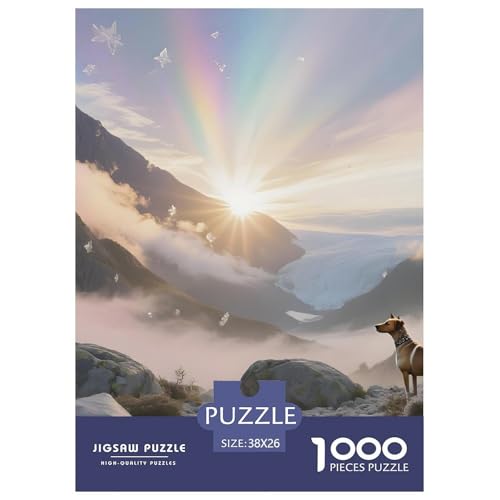 Kreatives Thai Ridgeback Puzzle 1000 Teile Für Erwachsene – Premium Haustierhund Motiv – Schwieriges Spiel Für Heim & Reisen – Poster & Box Inklusive 38x26cm/1000pcs von UFVZBNFAN