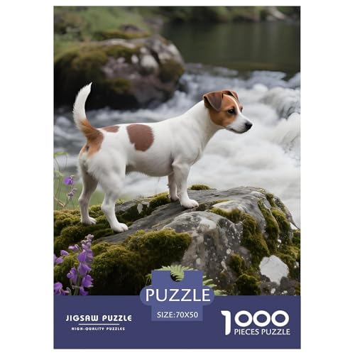 Lakeland Terrier Puzzle 1000 Teile – Kreatives Haustierhund Motiv – Anspruchsvoll & Entspannend, Inklusive Geschenkbox 70x50cm/1000pcs von UFVZBNFAN