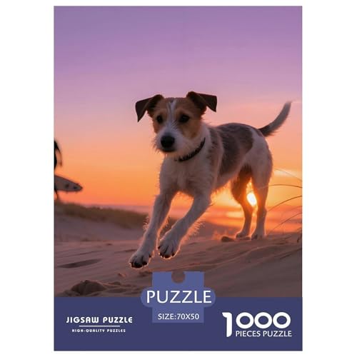 Meditatives Australian Terrier Puzzle 1000 Teile – Premium Haustierhund Jigsaw Für Erwachsene & Jugendliche – Schwieriges Brain Teaser, Geschenk-Box & Heimdeko 70x50cm/1000pcs von UFVZBNFAN