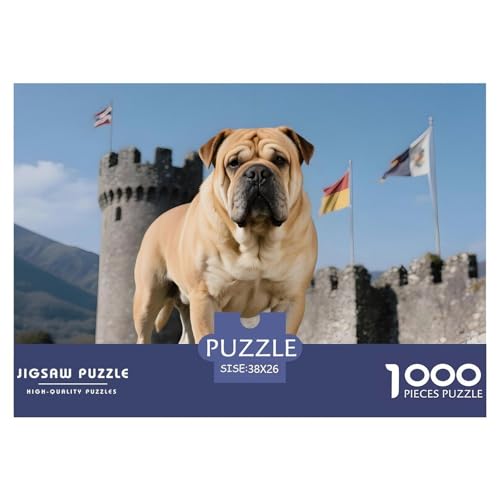 Meditatives Bullmastiff Puzzle 1000 Teile – Premium Haustierhund Jigsaw Für Erwachsene & Jugendliche – Schwieriges Brain Teaser, Geschenk-Box & Heimdeko 38x26cm/1000pcs Meditatives Bullmastiff Puzzle 1000 Teile – Premium Haustierhund Jigsaw Für Erwachsene & Jugendliche – Schwieriges Brain Teaser, Geschenk-Box & Heimdeko 38x26cm/1000pcs von UFVZBNFAN