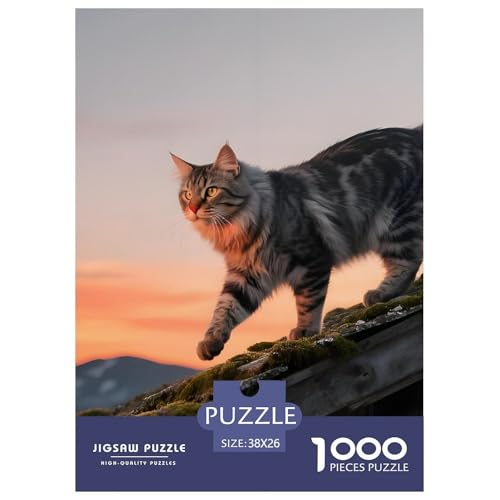 Norwegische Waldkatze Puzzle 1000 Teile – Anspruchsvolles Haustier Katze Spiel – Familienzeit, Dekoration & Kreative Freizeitgestaltung 38x26cm/1000pcs Norwegische Waldkatze Puzzle 1000 Teile – Anspruchsvolles Haustier Katze Spiel – Familienzeit, Dekoration & Kreative Freizeitgestaltung 38x26cm/1000pcs von UFVZBNFAN