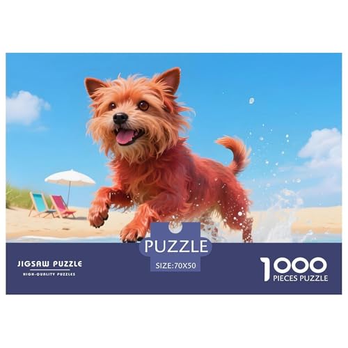Premium Brüsseler Griffon Puzzle 1000 Teile – Anspruchsvolles Haustierhund Spiel – Robuste Passform, Poster & Geschenkidee 70x50cm/1000pcs von UFVZBNFAN