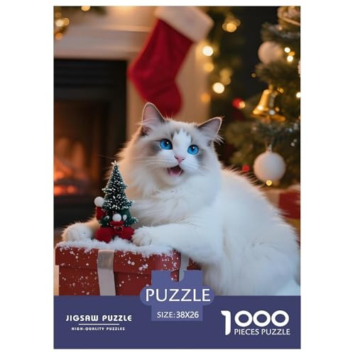 Premium Exotisch Langhaar Puzzle 1000 Teile – Anspruchsvolles Haustier Katze Jigsaw – Robuste Teile, Brillante Farben & Geschenkidee 38x26cm/1000pcs Premium Exotisch Langhaar Puzzle 1000 Teile – Anspruchsvolles Haustier Katze Jigsaw – Robuste Teile, Brillante Farben & Geschenkidee 38x26cm/1000pcs von UFVZBNFAN