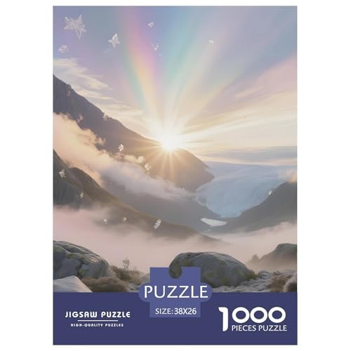 Premium Kerry Blue Terrier Puzzle 1000 Teile – Anspruchsvolles Haustierhund Design – Puzzle-Poster, Geschenkbox & Heimdeko 38x26cm/1000pcs von UFVZBNFAN