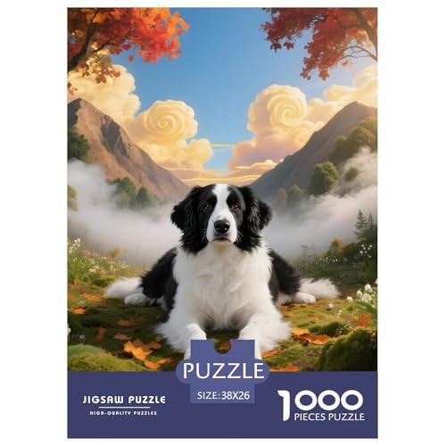 Pudel Puzzle 1000 Teile – Kreatives Haustierhund Motiv – Anspruchsvoll & Entspannend, Inklusive Geschenkbox 38x26cm/1000pcs von UFVZBNFAN