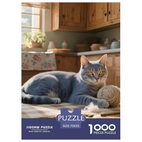 Scottish Straight Puzzle 1000 Teile Haustier Katze – Lernspiel Für Jugendliche Ab 14, Ruhige Freizeit, Präziser Kantenfit, Heimdeko Poster, Geschenkbereit 70x50cm/1000pcs Scottish Straight Puzzle 1000 Teile Haustier Katze – Lernspiel Für Jugendliche Ab 14, Ruhige Freizeit, Präziser Kantenfit, Heimdeko Poster, Geschenkbereit 70x50cm/1000pcs von UFVZBNFAN