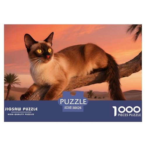 Somali-Katze Puzzle 1000 Teile – Hochwertiges Hauskatze Jigsaw – Anspruchsvolle Herausforderung, Heimdeko 38x26cm/1000pcs Somali-Katze Puzzle 1000 Teile – Hochwertiges Hauskatze Jigsaw – Anspruchsvolle Herausforderung, Heimdeko 38x26cm/1000pcs von UFVZBNFAN