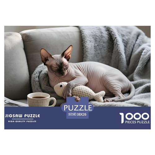 Sphynx Puzzle 1000 Teile Für Erwachsene – Hochwertiges Spiel Mit Dickem Karton, Präziser Passform & Farbenfrohem Poster – Geschenkfertig 38x26cm/1000pcs von UFVZBNFAN