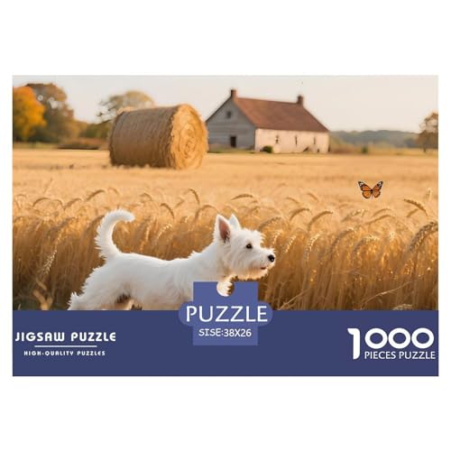 West Highland White Terrier Puzzle 1000 Teile Haustierhund – Lernspiel Für Jugendliche Ab 14, Ruhige Freizeit, Präziser Kantenfit, Heimdeko Poster, Geschenkbereit 38x26cm/1000pcs West Highland White Terrier Puzzle 1000 Teile Haustierhund – Lernspiel Für Jugendliche Ab 14, Ruhige Freizeit, Präziser Kantenfit, Heimdeko Poster, Geschenkbereit 38x26cm/1000pcs von UFVZBNFAN
