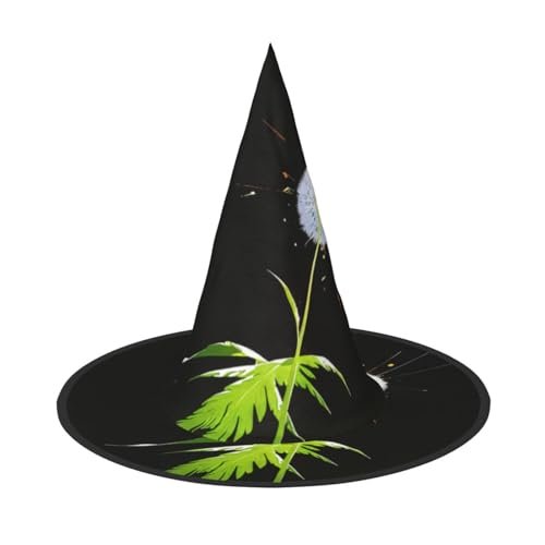 UFhgjjb 1 PC Halloween Hexenhut - Pusteblume Volldruck Hexen Dekor Party Kostüm Cosplay Rollenspiel Festival Karneval Hut von UFhgjjb
