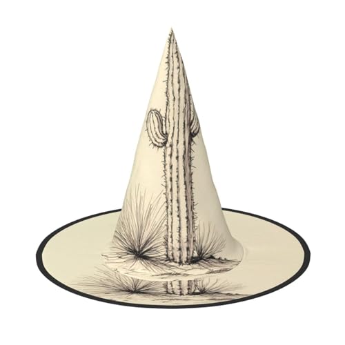 UFhgjjb 1 Stück Halloween Hexenhut - Kaktus Volldruck Hexen Dekor Party Kostüm, Cosplay Rollenspiel Festival Karneval Hut UFhgjjb 1 Stück Halloween Hexenhut - Kaktus Volldruck Hexen Dekor Party Kostüm, Cosplay Rollenspiel Festival Karneval Hut von UFhgjjb