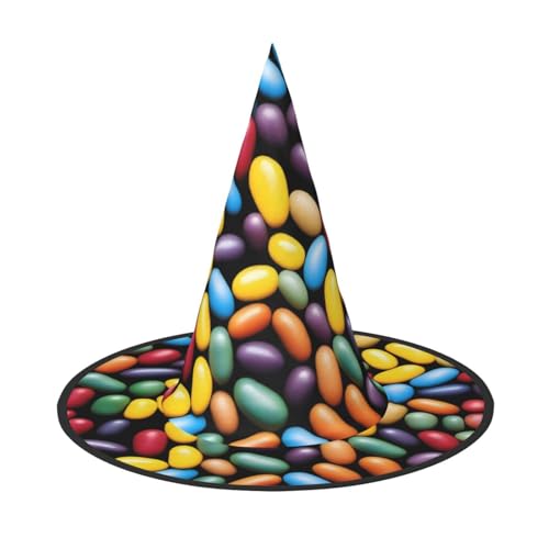UFhgjjb 1 Stück Halloween Hexenhut - Verschiedene Bohnen Volldruck Hexen Dekor Party Kostüm Cosplay Rollenspiel Festival Karneval Hut UFhgjjb 1 Stück Halloween Hexenhut - Verschiedene Bohnen Volldruck Hexen Dekor Party Kostüm Cosplay Rollenspiel Festival Karneval Hut von UFhgjjb