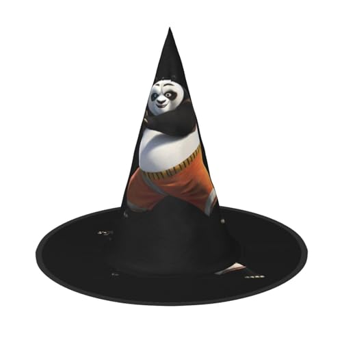 UFhgjjb 1 x Halloween-Hexenhut – Kung-Fu-Panda, der Kampfkunst praktiziert, Volldruck, Hexen-Dekor, Party-Kostüm, Cosplay, Rollenspiel, Festival, Karnevalshut UFhgjjb 1 x Halloween-Hexenhut – Kung-Fu-Panda, der Kampfkunst praktiziert, Volldruck, Hexen-Dekor, Party-Kostüm, Cosplay, Rollenspiel, Festival, Karnevalshut von UFhgjjb