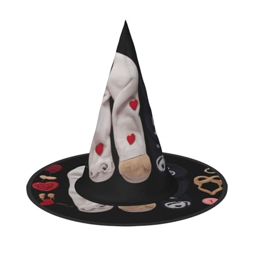 UFhgjjb Halloween-Hexenhut, warme Kleidung, Volldruck, Hexen-Dekor, Party-Kostüm, Cosplay, Rollenspiel, Festival, Karneval, Hut, 2 Stück UFhgjjb Halloween-Hexenhut, warme Kleidung, Volldruck, Hexen-Dekor, Party-Kostüm, Cosplay, Rollenspiel, Festival, Karneval, Hut, 2 Stück von UFhgjjb