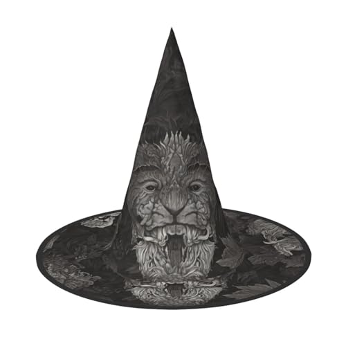 UFhgjjb Halloween-Hexenhut – Alter Mann Muster Volldruck Hexen Dekor Party Kostüm, Cosplay Rollenspiel Festival Karneval Hut UFhgjjb Halloween-Hexenhut – Alter Mann Muster Volldruck Hexen Dekor Party Kostüm, Cosplay Rollenspiel Festival Karneval Hut von UFhgjjb