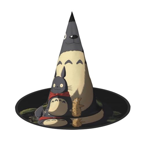 UFhgjjb Halloween-Hexenhut – Dabai-Familien-Volldruck, Hexen-Dekor, Party-Kostüm, Cosplay, Rollenspiel, Festival, Karnevalshut, 2 Stück von UFhgjjb