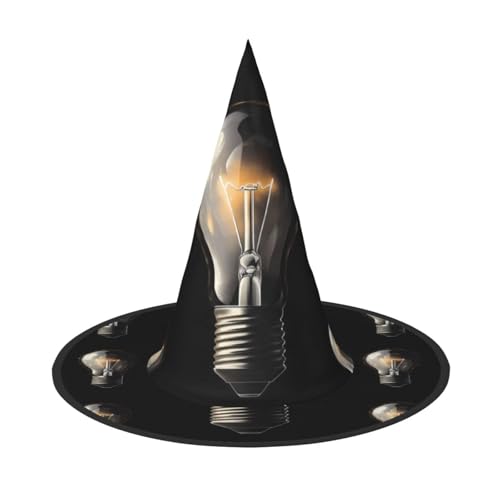 UFhgjjb Halloween-Hexenhut – Lichtblitz, Volldruck, Hexen-Dekor, Party-Kostüm, Cosplay, Rollenspiel, Festival, Karnevalshut, 2 Stück UFhgjjb Halloween-Hexenhut – Lichtblitz, Volldruck, Hexen-Dekor, Party-Kostüm, Cosplay, Rollenspiel, Festival, Karnevalshut, 2 Stück von UFhgjjb