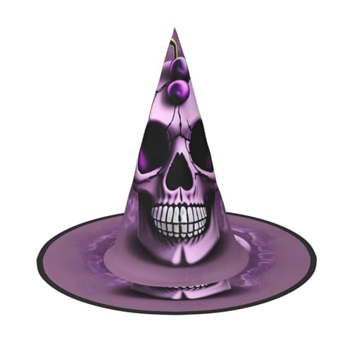 UFhgjjb Halloween-Hexenhut – Traubenkopf, Volldruck, Hexen-Dekor, Party-Kostüm, Cosplay, Rollenspiel, Festival, Karnevalshut, 2 Stück von UFhgjjb