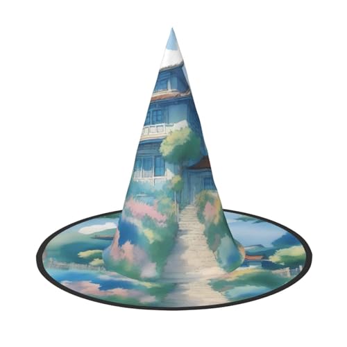 UFhgjjb Halloween-Hexenhut – Traumgarten, Volldruck, Hexen-Dekor, Party-Kostüm, Cosplay, Rollenspiel, Festival, Karnevalshut, 3 Stück UFhgjjb Halloween-Hexenhut – Traumgarten, Volldruck, Hexen-Dekor, Party-Kostüm, Cosplay, Rollenspiel, Festival, Karnevalshut, 3 Stück von UFhgjjb