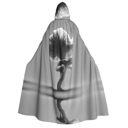 UFhgjjb Halloween Kapuzenumhang Kostüm Umhang - Erwachsene Bezaubernde Pilze Druck Kostüm Robe für Maskerade Karneval Comic Ausstellung von UFhgjjb