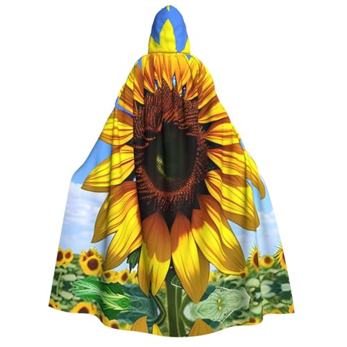 UFhgjjb Halloween Kapuzenumhang Kostüm Umhang - Erwachsene Blühende Sonnenblumen Druck Kostüm Robe für Maskerade, Karneval, Comic Ausstellung UFhgjjb Halloween Kapuzenumhang Kostüm Umhang - Erwachsene Blühende Sonnenblumen Druck Kostüm Robe für Maskerade, Karneval, Comic Ausstellung von UFhgjjb